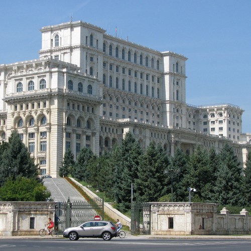 Volkspalast in Bukarest, der Hauptstadt von Rumänien