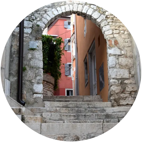 romantische Altstadt von Rovinj