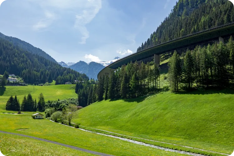 Luegbrücke der Brennerautobahn