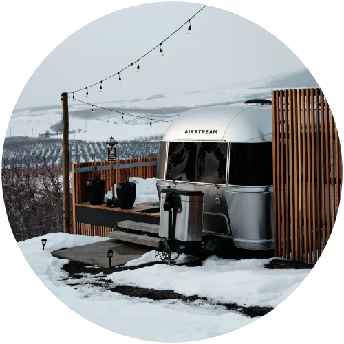 Mit Gas wird's auch im Winter angenehm in Wohnwagen